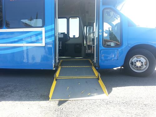 All vehicles are accessible for any mobility device