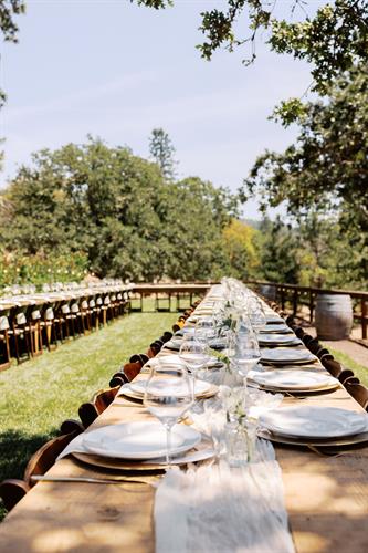 Farm tables are one of our customizable furniture options, adding a warm and timeless touch to your event. Farm tables are one of our customizable furniture options, adding a warm and timeless touch to your event.