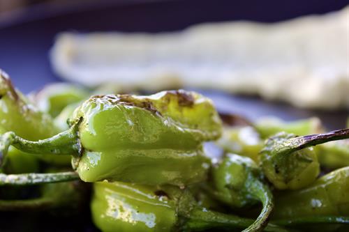 Summer Peppers | Blistered Shishito peppers & aioli. |GF|DF| Summer Peppers | Blistered Shishito peppers & aioli. |GF|DF|