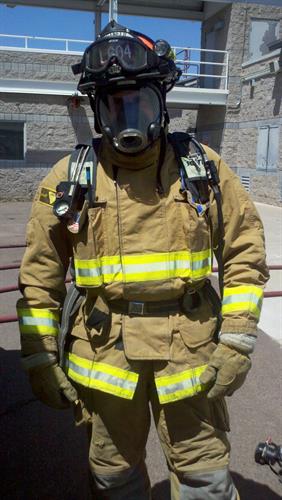 Me in my gear, back in the day.