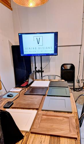 In office design meetings 