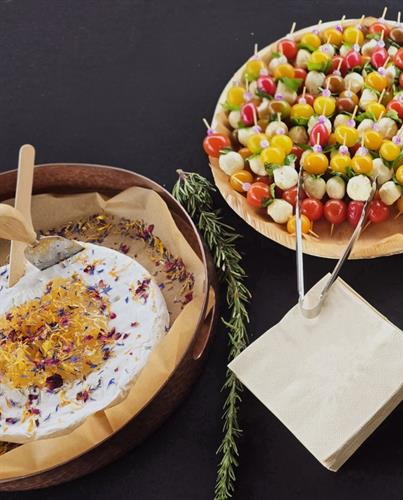 Caprese & Brie w/Wild HoneyComb for Passed Service