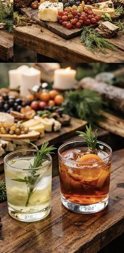 Rustic Luxury Grazing Table w/Signature Cocktails