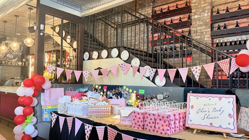 Baby showers and bridal showers