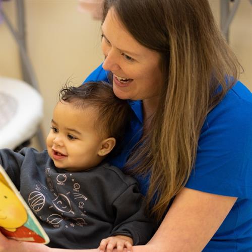 Infant with Teacher