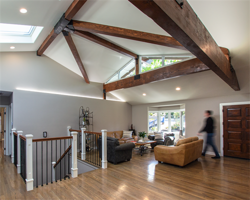Interior Lofted Ceiling Renovation
