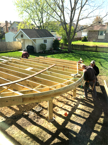 Rear Addition Construction Photo