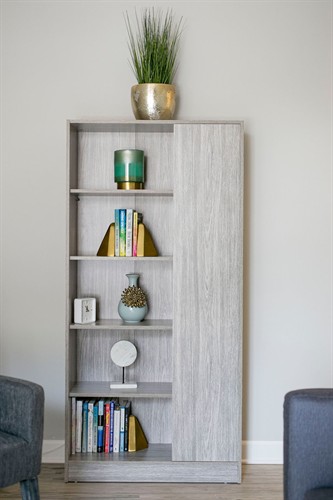 Lakeview therapy office. Warm, intentional space for CBT, mindfulness, and talk therapy in Chicago.
