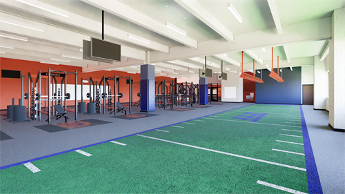 Weight Room Rendering