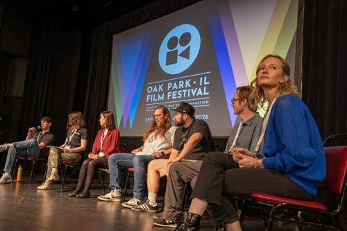 A Q & A after a block of films.  Most of our directors come.