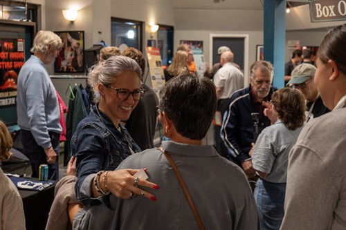 A lot of networking takes place.