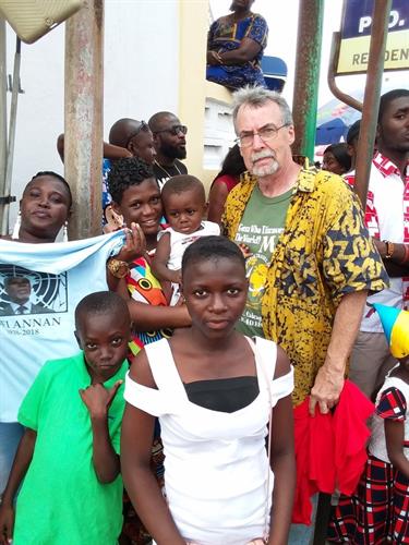 James B volunteer Ghana