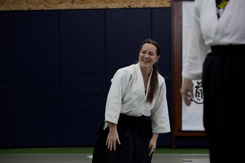 Sarah Rose. Family class instructor & 2nd degree black belt