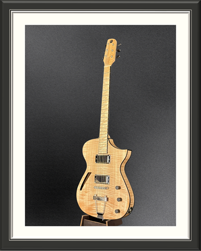 MachMachines Cuyler Model Hollow Body Electric Guitar