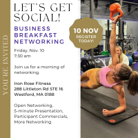 Business Breakfast Networking - Iron Rose Fitness