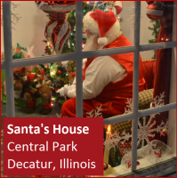 Santa's House in Central Park OPENS!