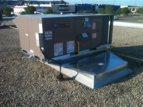 York roof top unit installation