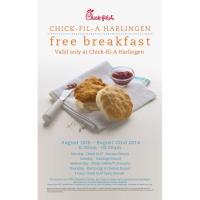 Chick-fil-A Harlingen Free Breakfast