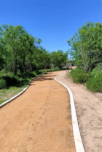 Nature trail at Pharr/Vanguard Academy Nature & Birding Center