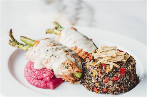 Lemon Basil Ricotta Salmon | Catered by Design