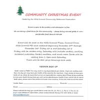 Community Christmas Event - hosted by the Holts Summit Community Betterment Association