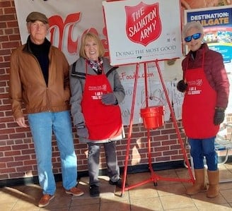 Salvation Army bell ringing 2021