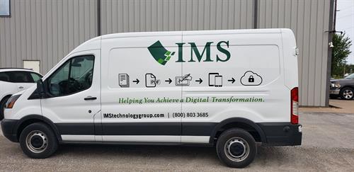 New graphic on our new van.