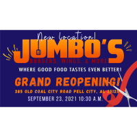 Grand Re-Opening & Ribbon Cutting: Jumbo's Burgers, Wings & More