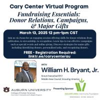 VIRTUAL: Fundraising Essentials: Donor Relations, Campaigns, and Major Gifts,