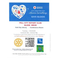 Pell City Rotary Club 2026 Blood Drive