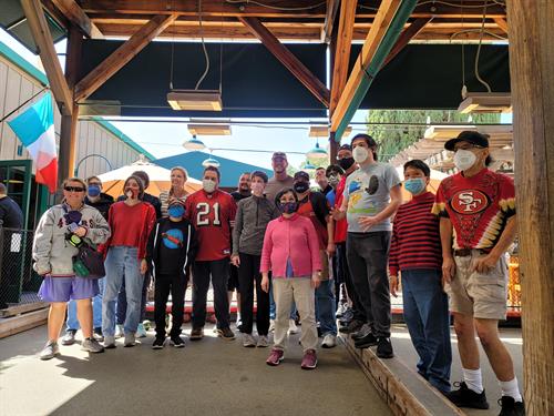 Bocce with Mike McGlinchey from the 49ers