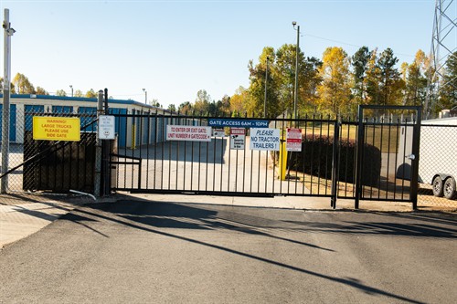 Fully fenced in with a security gate