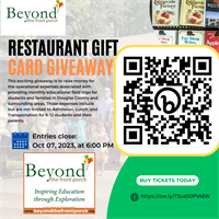 Beyond the Front Porch Annual 2023 Restaurant Gift Card Giveaway.
