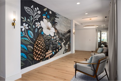 Render wall mural 