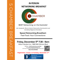 5 Chamber Breakfast - Friday December 5th 2025