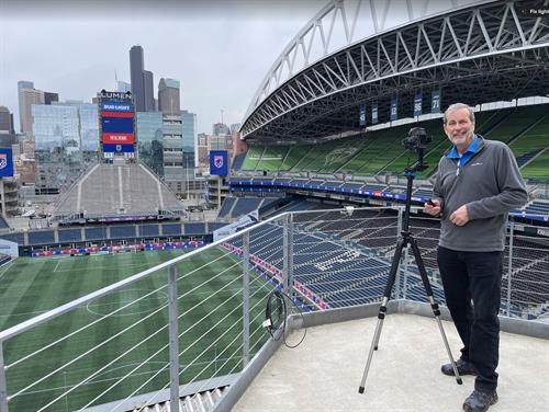 Flagpole at Lumen Field
