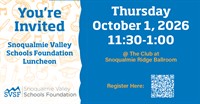 You Are the Difference Fundraising Luncheon for Snoqualmie Valley Schools