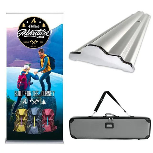 36" The Best Roll Up Banner Stands. Our main Roll Up Banner to make your products stands out.