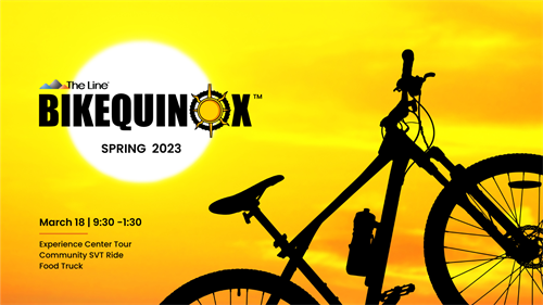 Join us for the inaugural Spring Bikequinox ride on the SnoValley Trail - all riders welcome!