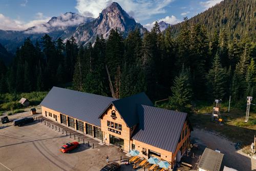 The Firehouse - A nearly 100 year old building renovated to become a new community hub at Snoqualmie Pass