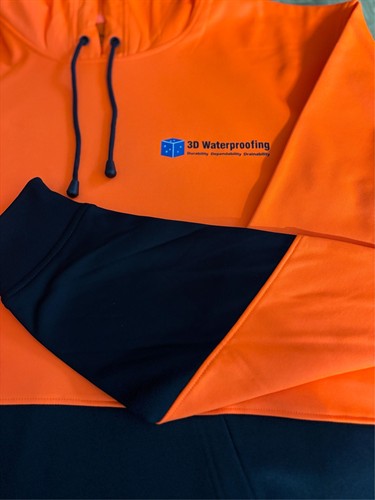 Hoodies for 3D waterproofing