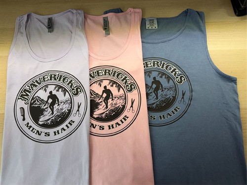 Tanks for Maverick's Men's Hair barber shop