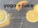Yoga + Juice at Heirloom Cookshop