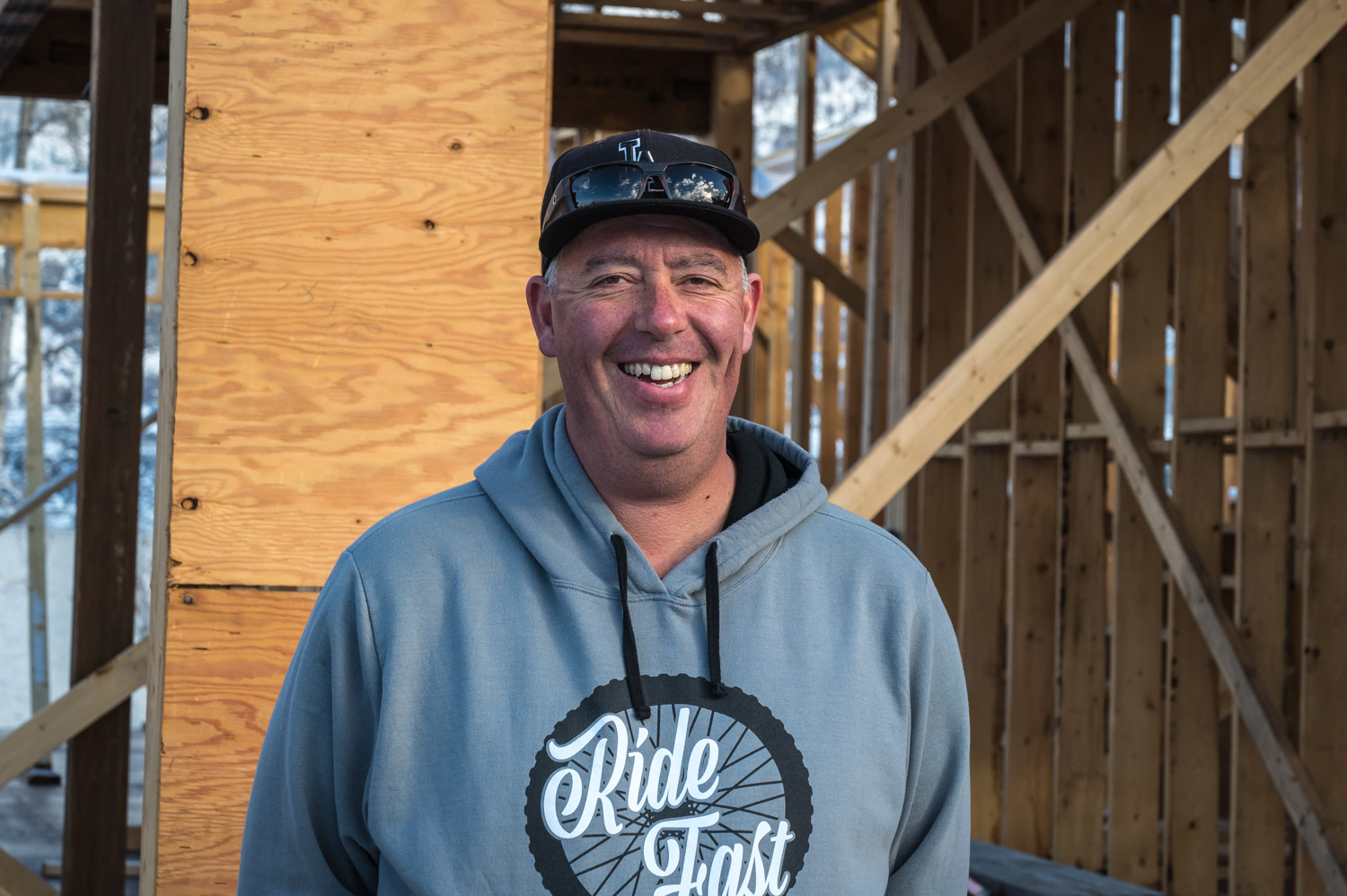 Home builder Len McLean also does his part to build the community