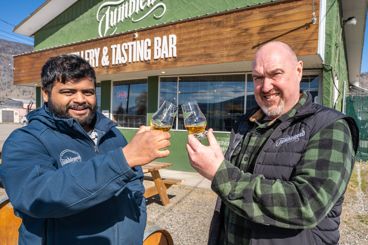 Mike Patterson of Tumbleweed Craft Distillery in Osoyoos