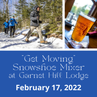 ARCC February 2022 "Get Moving" Snowshoe Mixer at Garnet Hill Lodge