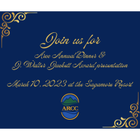 ARCC 2023 Annual Dinner & J. Walter Juckett Award Ceremony- SOLD OUT
