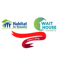 Ribbon Cutting for Habitat for Humanity & WAIT House rental units