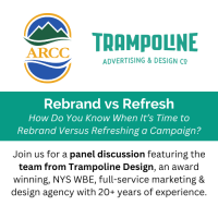 Panel Discussion with Trampoline Design: Rebrand vs Refresh