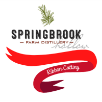 Ribbon Cutting for new location of Springbrook Hollow Farm Distillery